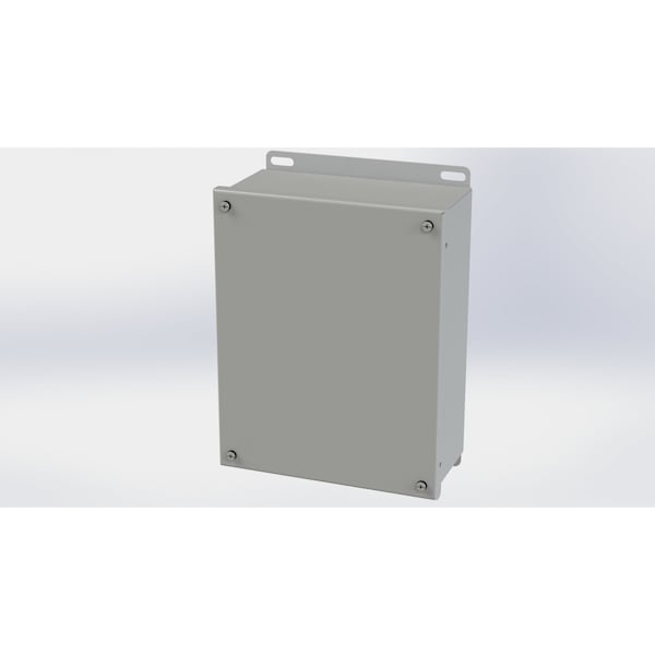 Saginaw Control & Engineering Captive Screws Electrical Enclosures, 10.13 in H, 4 in D, 8 in W, NEMA 3R, 4, 12, 13, Carbon Steel SCE-1008SC - main